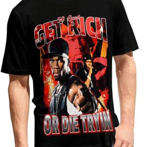 50 Cent T-shirt Get Rich Or Die Try In T-shirt