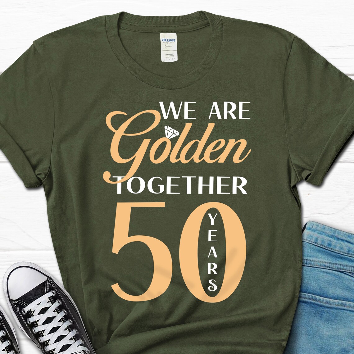 50th Wedding Anniversary Shirt, We Are Golden Together 50 Years of Marriage Gift - Apparel, Mug, Home Decor - Perfect Gift For Everyone 50th Wedding Anniversary Shirt, We Are Golden Together 50 Years of Marriage Gift - Apparel, Mug, Home Decor - Perfect Gift For Everyone