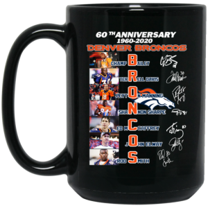 60th Anniversary Denver Broncos 1960 2020 Mug 4