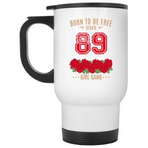 89, Born To Be Free Since 89 Birthday Gift 11 15 oz Mug