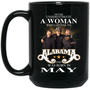 A Woman Who Listens To Alabama And Was Born In May Mug