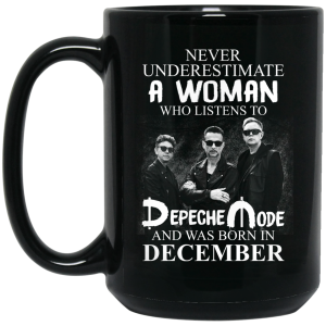 A Woman Who Listens To Depeche Mode And Was Born In December Mug