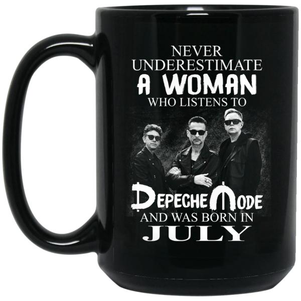 A Woman Who Listens To Depeche Mode And Was Born In July Mug