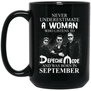 A Woman Who Listens To Depeche Mode And Was Born In September Mug