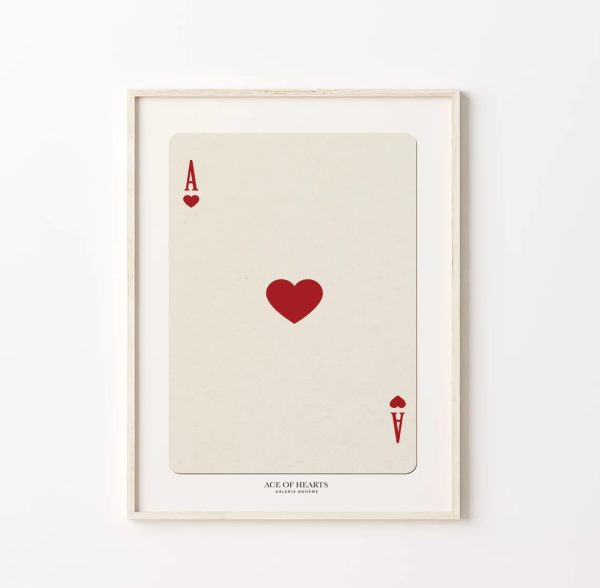 ACE ME Ace Of Hearts Exhibition Poster
