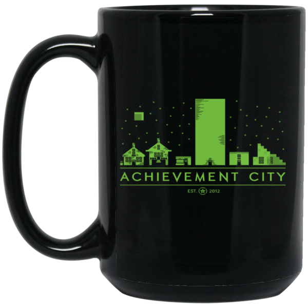 Achievement Hunter Achievement City Black Mug