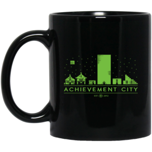 Achievement Hunter Achievement City Black Mug 3