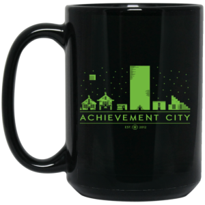 Achievement Hunter Achievement City Black Mug 4