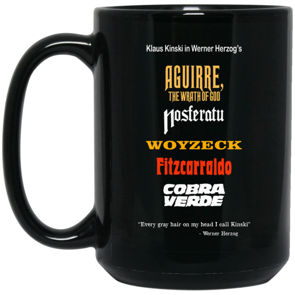 Aguirre The Wrath Of God Nosferatu Woyzeck Fitzcarraldo Cobra Verde Mug