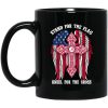 Alabama Crimson Tide Stand For The Flag Kneel For The Cross Mug