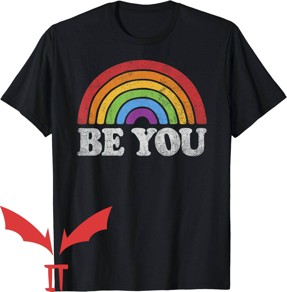 Ally Pride T-Shirt Be You Rainbow Flag Ally Pride T-Shirt Be You Rainbow Flag