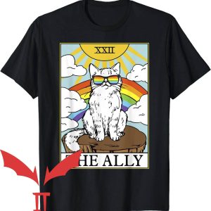 Ally Pride T-Shirt Cat Tarot Card