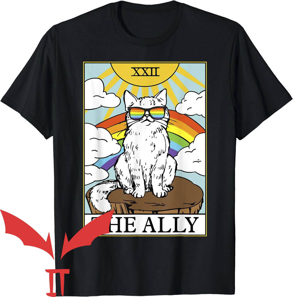 Ally Pride T-Shirt Cat Tarot Card Ally Pride T-Shirt Cat Tarot Card