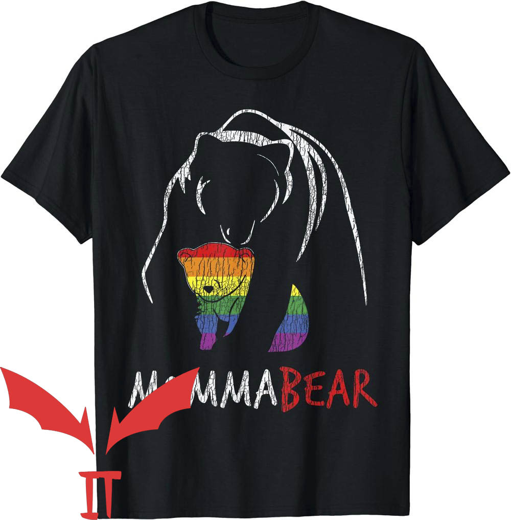 Ally Pride T-Shirt Rainbow Mama Bear Hug Love Support Ally Pride T-Shirt Rainbow Mama Bear Hug Love Support