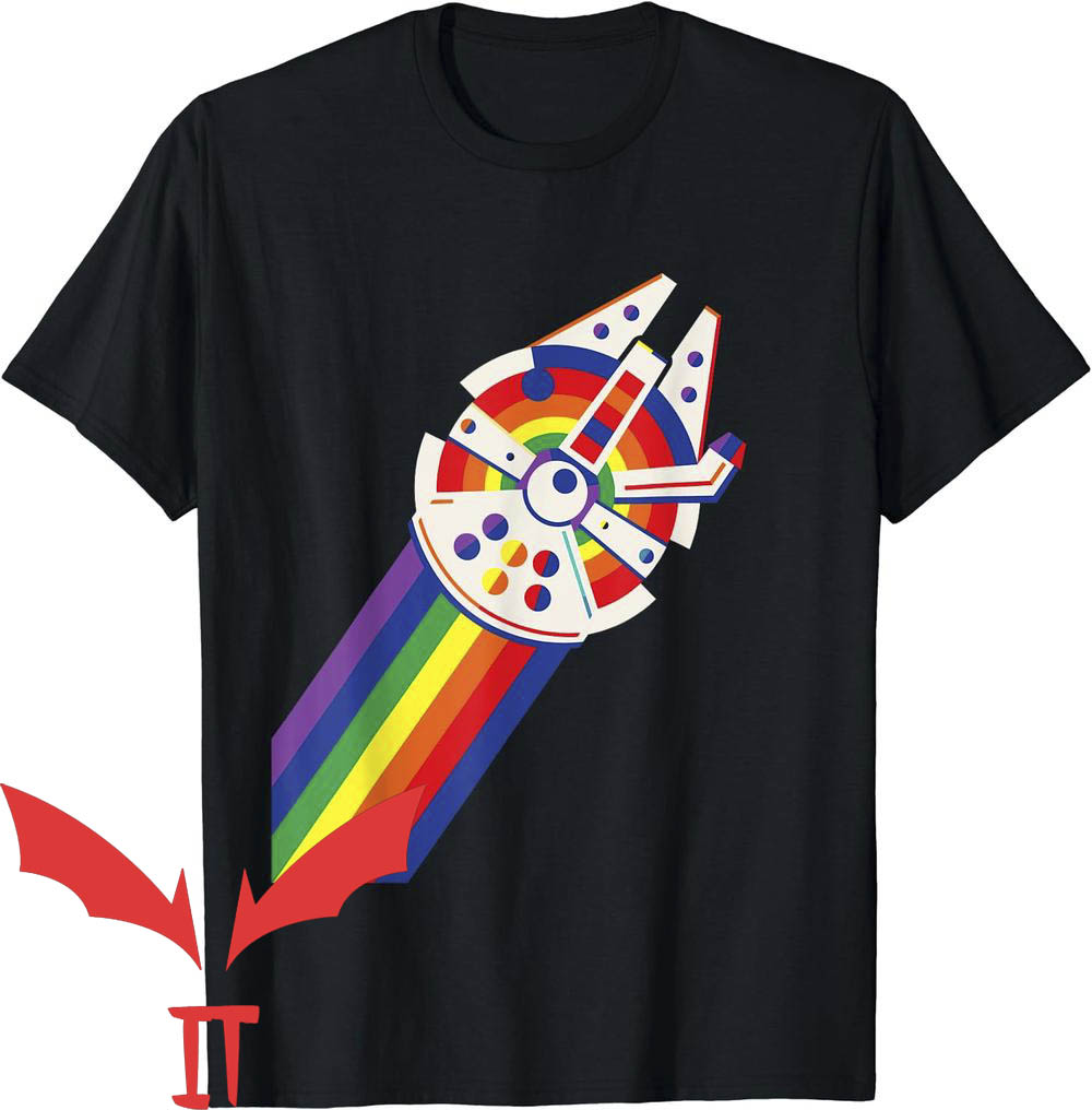 Ally Pride T-Shirt Star Wars Rainbow Millennium Ally Pride T-Shirt Star Wars Rainbow Millennium