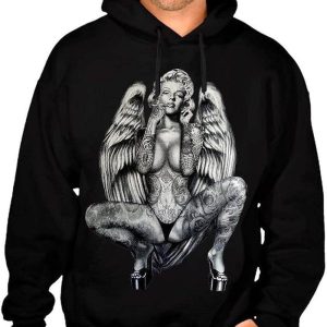 Angel Wing Hoodie Marilyn Monroe Angel Wings Trending