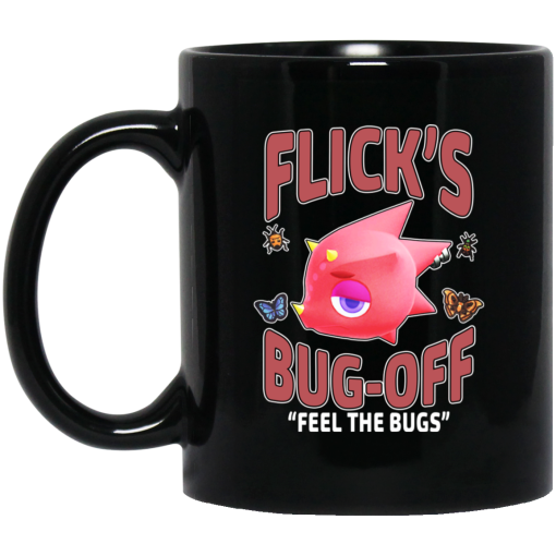Animal Crossing Flick's Bug-Off Feel The Bugs Mug Animal Crossing Flick's Bug-Off Feel The Bugs Mug