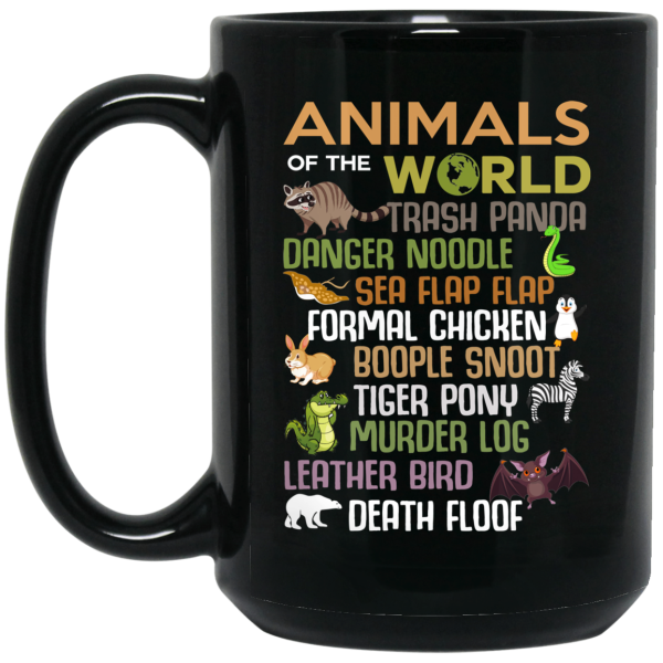 Animals Of The World Funny Animals Mug