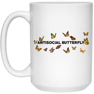 Antisocial Butterfly Mug