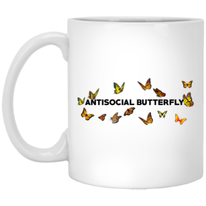 Antisocial Butterfly Mug 3