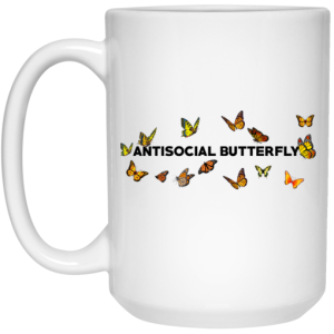 Antisocial Butterfly Mug 4