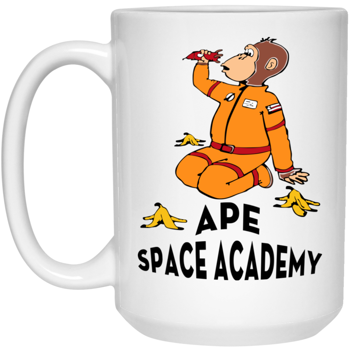 Ape Space Academy Monkey Astronaut Mug Ape Space Academy Monkey Astronaut Mug