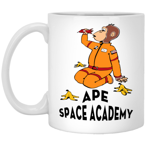 Ape Space Academy Monkey Astronaut Mug Ape Space Academy Monkey Astronaut Mug