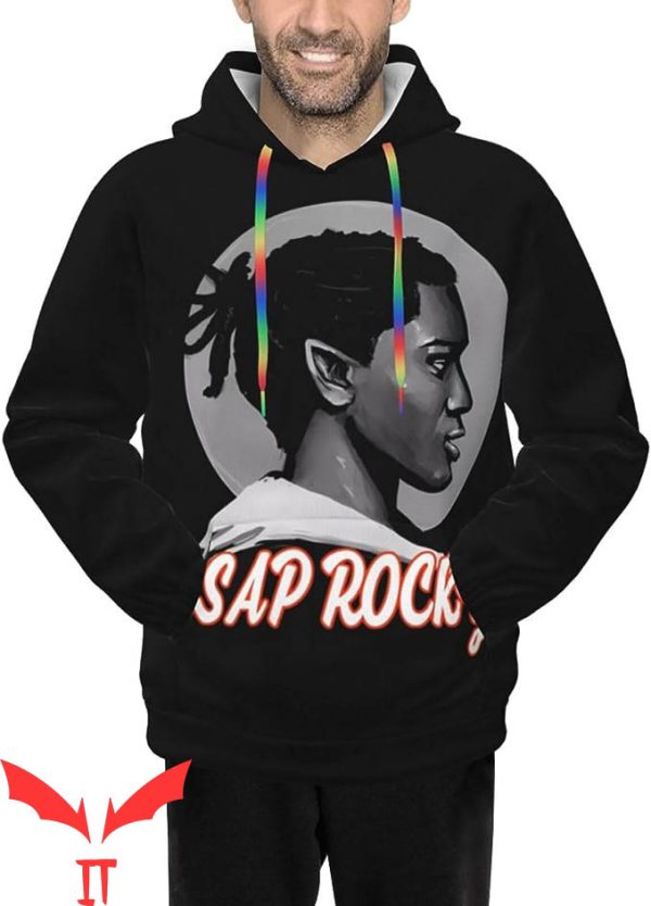 Asap Rocky Hoodie Sap Rocky Half Face
