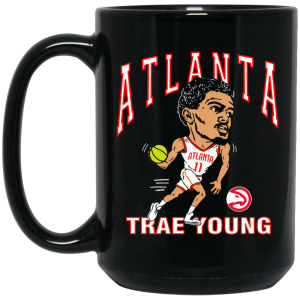 Atlanta Trae Young Hawks Caricature Mug