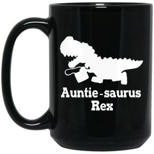 Auntie Saurus Rex Dinosaur Mug
