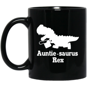 Auntie Saurus Rex Dinosaur Mug 3
