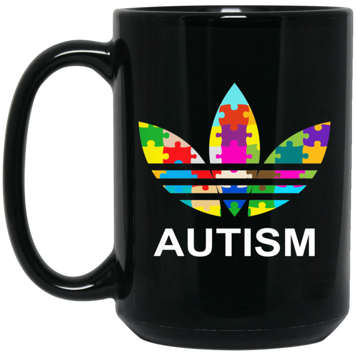 Autism Adidas Logo Autism Awareness Mug Autism Adidas Logo Autism Awareness Mug