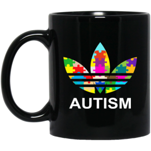 Autism Adidas Logo Autism Awareness Mug 3
