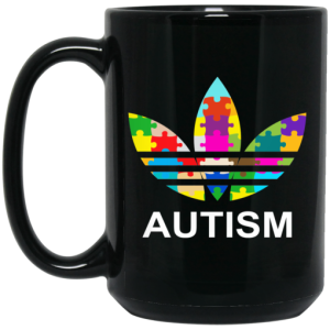 Autism Adidas Logo Autism Awareness Mug 4