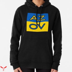 Azov Battalion Hoodie Blue Yellow Logo