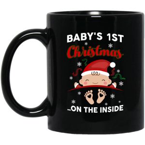 Baby’s 1St Christmas On The Inside Mug