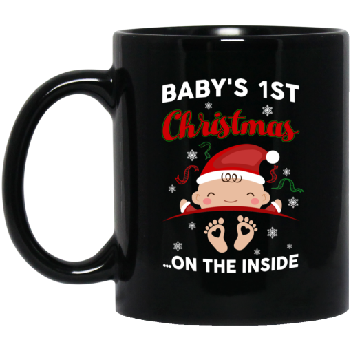 Baby's 1St Christmas On The Inside Mug Baby's 1St Christmas On The Inside Mug