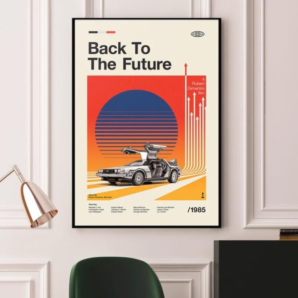 Back To The Future (1985) Classic Movie Best Poster
