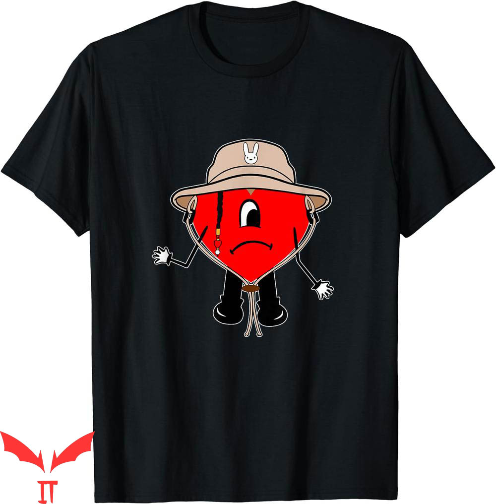 Bad Bunny T-Shirt Corazon Triste Puerto Rican Me Pregunto Bad Bunny T-Shirt Corazon Triste Puerto Rican Me Pregunto