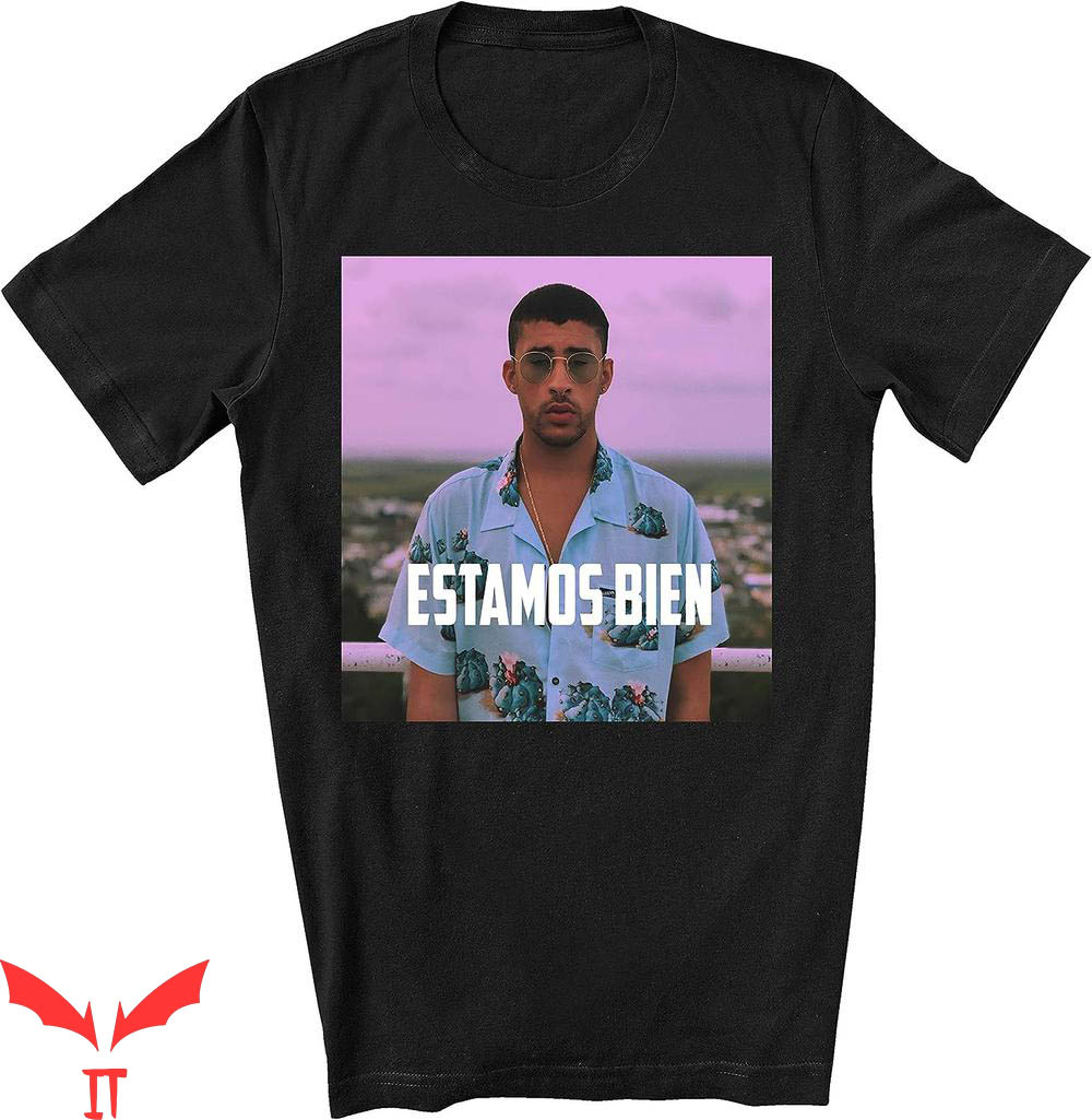 Bad Bunny T-Shirt Guava Iguana Estamos Bien For The Fan Bad Bunny T-Shirt Guava Iguana Estamos Bien For The Fan