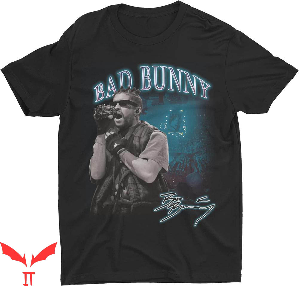 Bad Bunny T-Shirt Icon Merch Vintage Style Tour Concert Bad Bunny T-Shirt Icon Merch Vintage Style Tour Concert