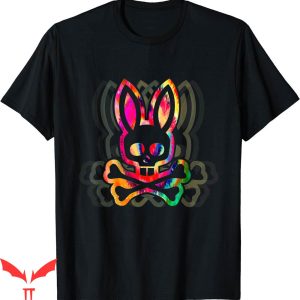 Bad Bunny T-Shirt Psychedelic Tie Dye Skull And Crossbones
