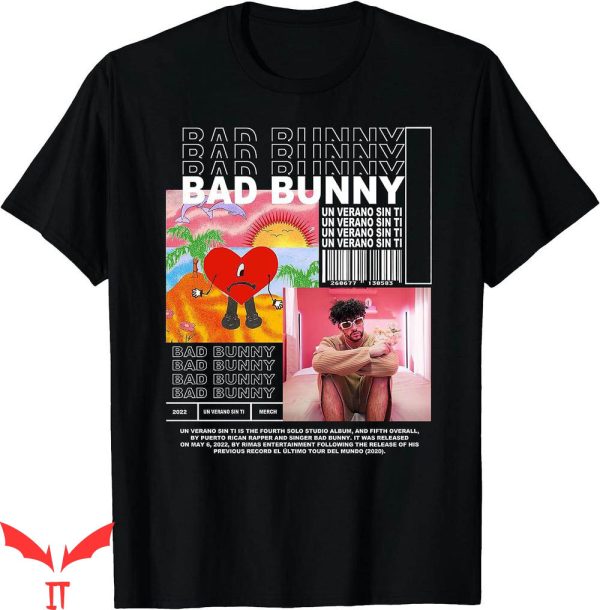 Bad Bunny T-Shirt Retro Cassette Player