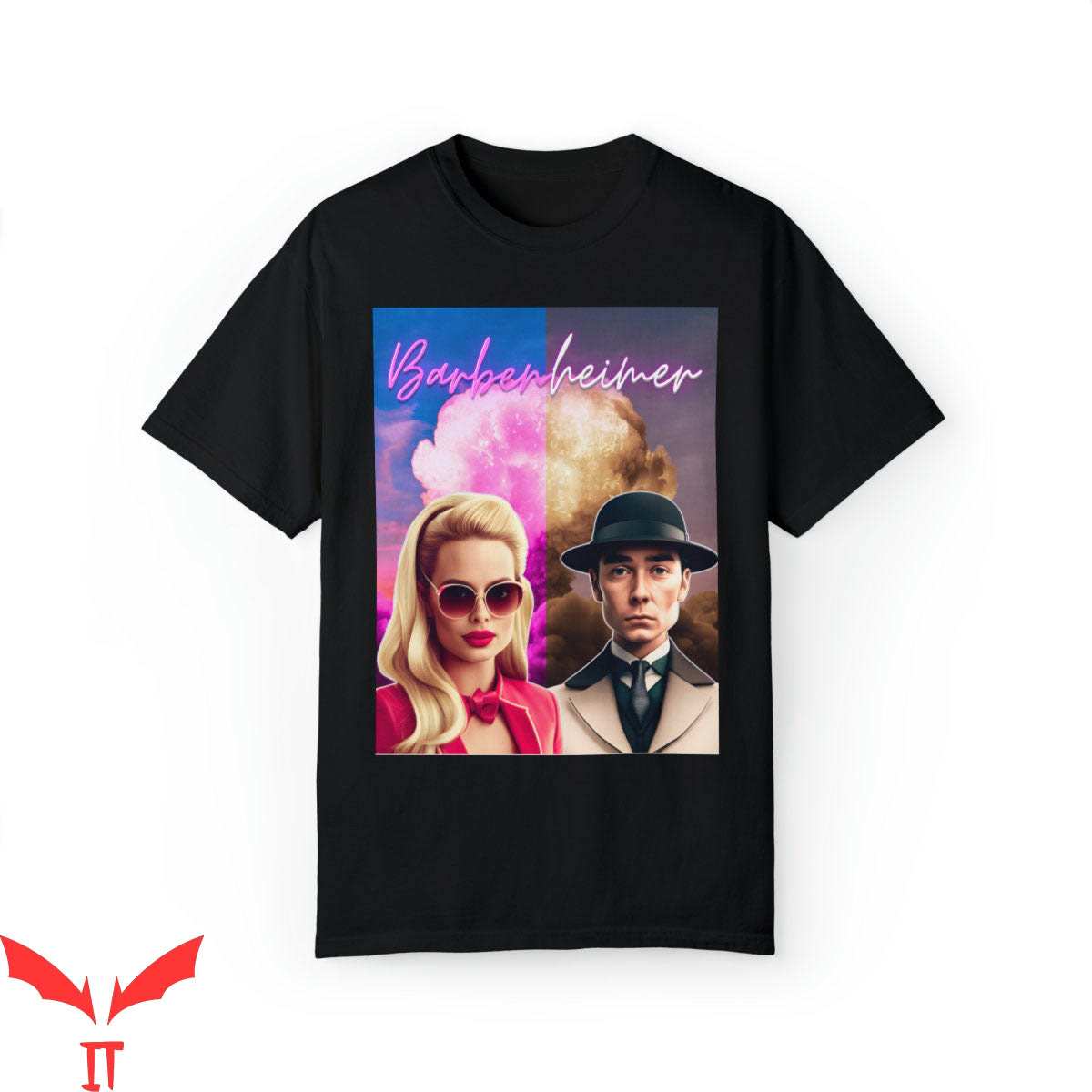 Barbenheimer T-Shirt Movie Meme Vintage Y2k Style Fan Barbenheimer T-Shirt Movie Meme Vintage Y2k Style Fan