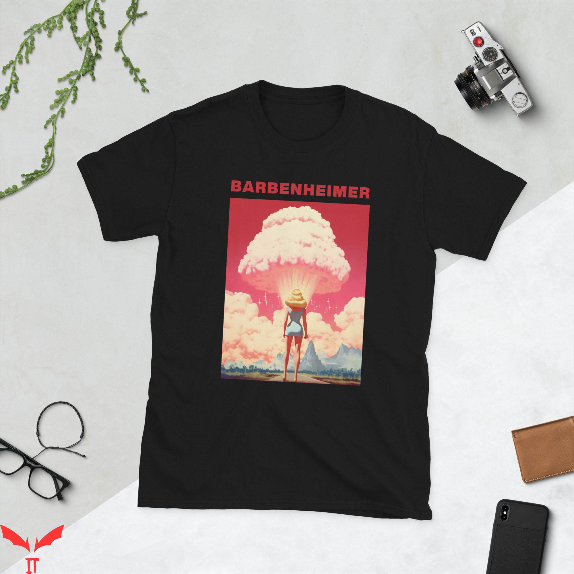 Barbenheimer T-Shirt Movie Vintage Y2k Style Oppenheimer Barbenheimer T-Shirt Movie Vintage Y2k Style Oppenheimer