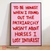 Barbie Movie Ken Quote Patriarchy Wasn’t About Horse Poster