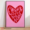 Barbie Movie Quote Every Night Is Girls Night Poster