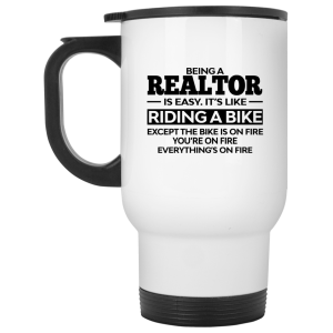Being A Realtor Is Easy It’s Like Riding A Bike Mug