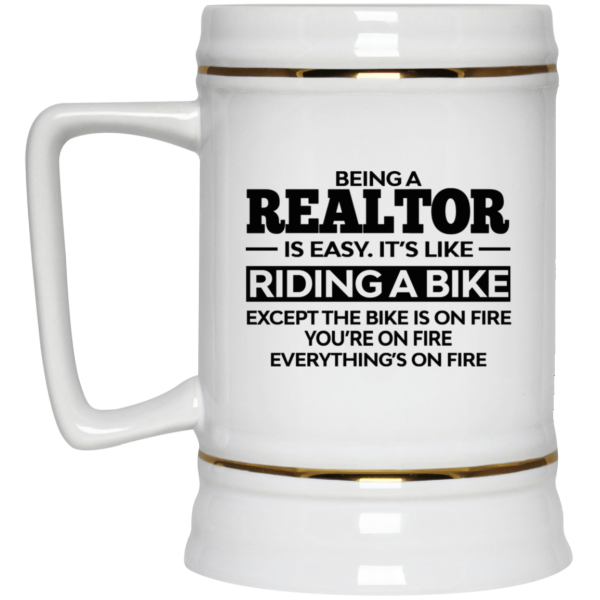 Being A Realtor Is Easy It’s Like Riding A Bike Mug
