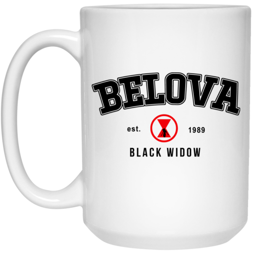 Belova Est 1989 – Yelena Belova – Black Widow 2021 Inspired Mug Belova Est 1989 – Yelena Belova – Black Widow 2021 Inspired Mug